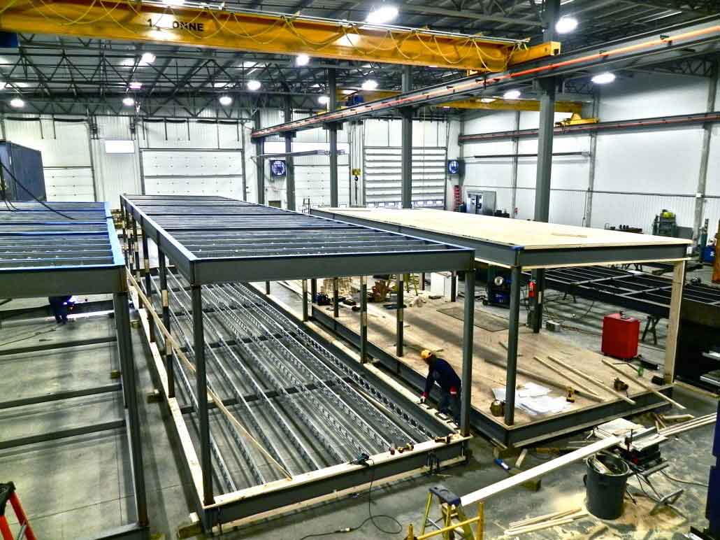 Grande photo d'un chantier, modulaire