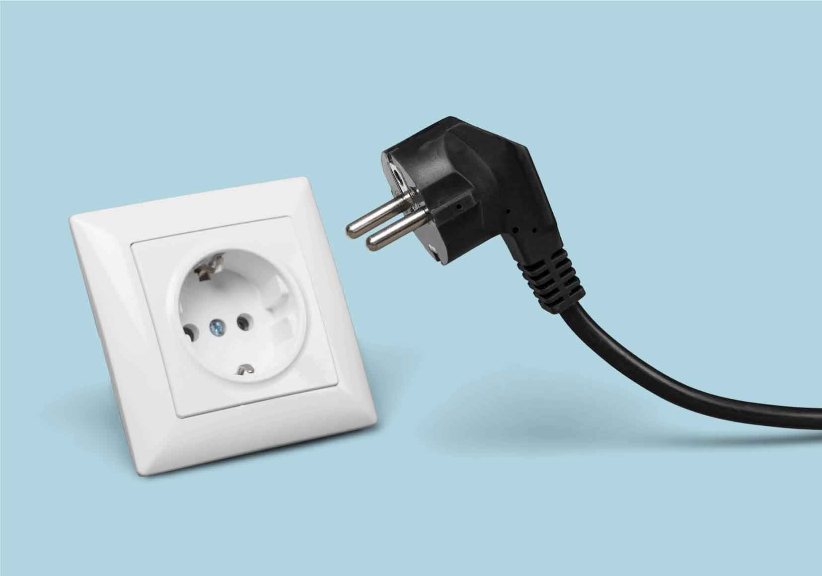 Photo d'une prise électrique