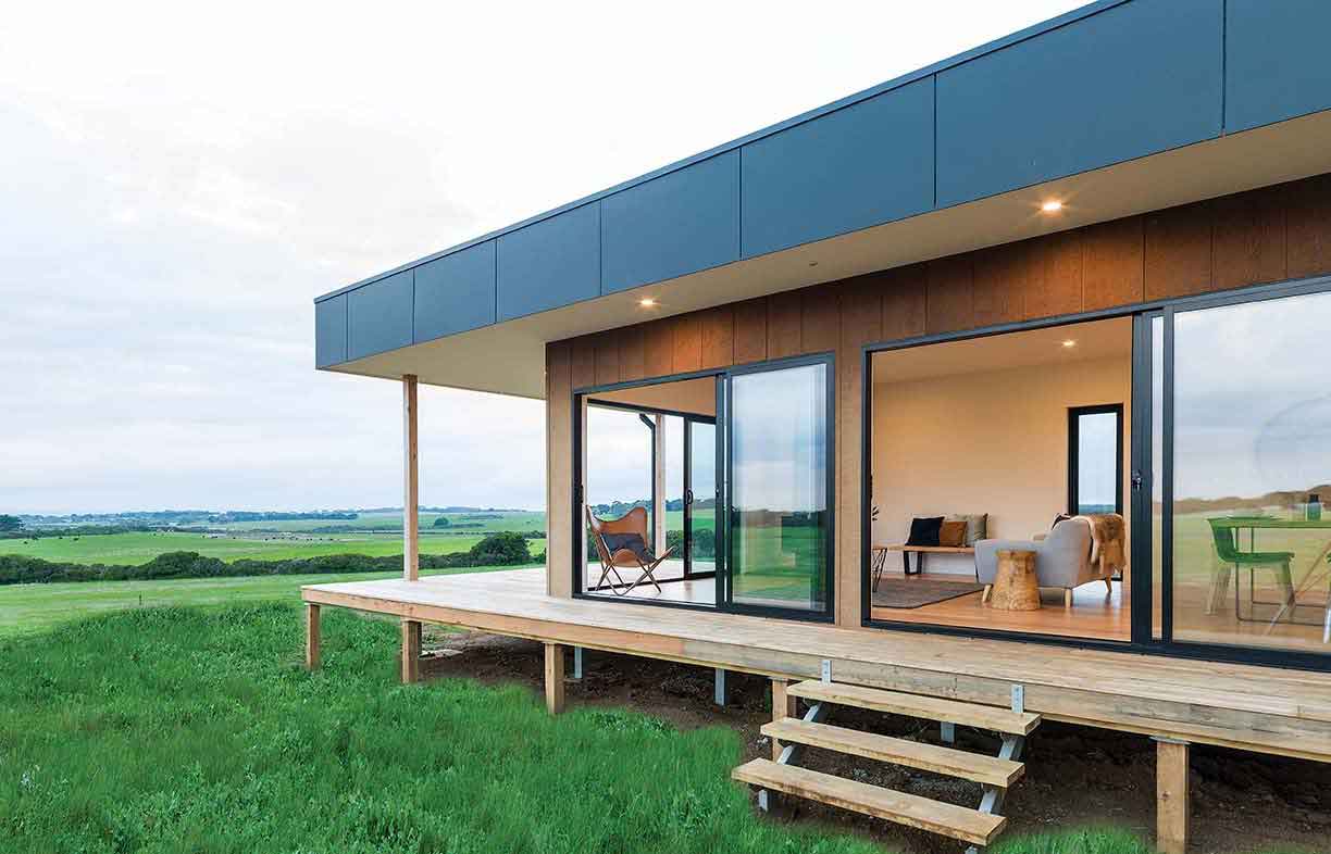 Photo d'une maison modulaire